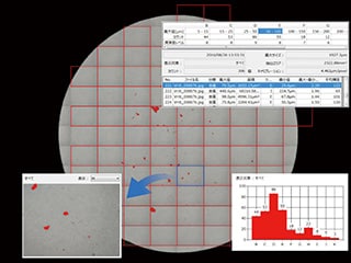 符合ISO16232/VDA19的清洁度测量（膜滤器50×）