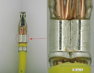 线束、压接端子的观察与定量评估