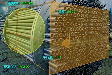 “WM系列”的管体端测量画面示意图